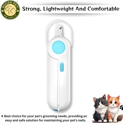 Roger-Pet-Professional-Cat-Nail-Clipper-and-Dog-Nail-Clippers-Pet-Best-Nail-Clippers-Nail-Trimmers-and-Nail-File-for-Claw-Care-Pet-Supplies-with-LED-Light-for-Avoiding-Over-Cutting
