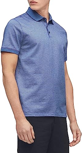 Image of Calvin Klein Men's Liquid Touch Polo Stripe with UV Protection
