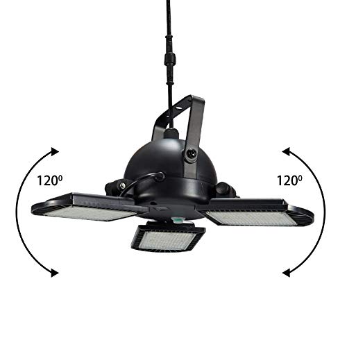 OUKANING Solar Pendelleuchten IP65 Wasserdichte Lampe für Hühnerstall Patio Außenschuppen Scheunenpavillon mit… – Bild 4
