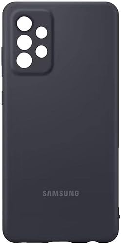 Samsung Compatible A72 Silicone Cover Negro