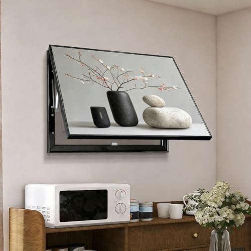 Hide Breaker Box Cover, Fuse Box Cover Decorative Painting, Circuit Breaker Panel Protector, Flip-Up Meter Switch Box, Easy Installation(Gray 1,60 * 40cm/23.6 * 15.7in)