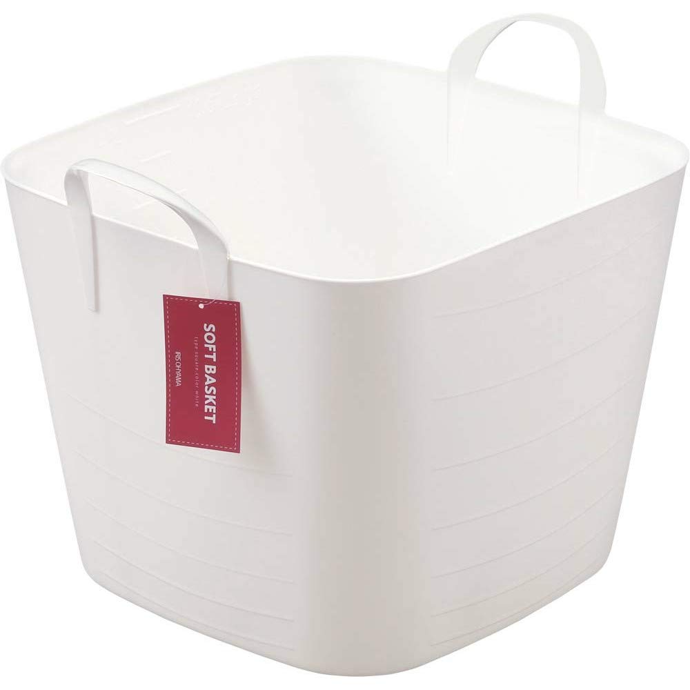 Amazon.co.jp: アイリスオーヤマ ソフトバスケットスクエア L SBK-380S