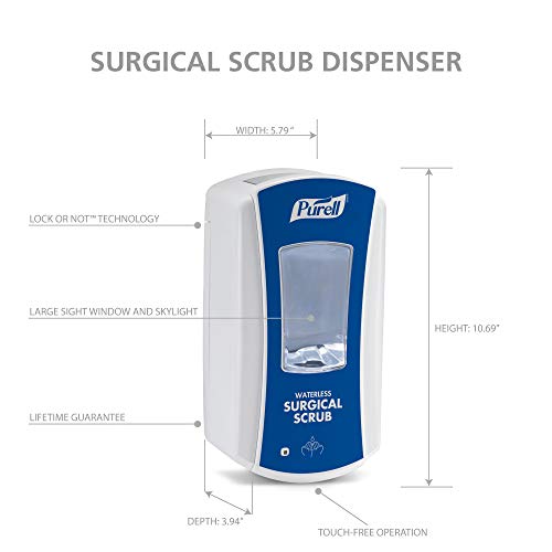 Image of Purell LTX-12 Automatic Surgical Scrub Dispenser, Blue, 1200 mL - 1932-04