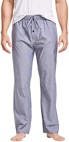 Men's 100% Cotton Poplin Pajama Lounge Sleep Pant