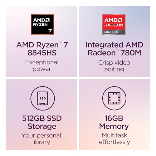 Image of IdeaPad 5 2-in-1-2024 - Professional Laptop - Fingerprint Sensor - 16 inch WUXGA IPS Display - 16GB Memory - 512GB SSD Storage - AMD Ryzen 7 8845HS - Windows 11 Home -Luna Grey