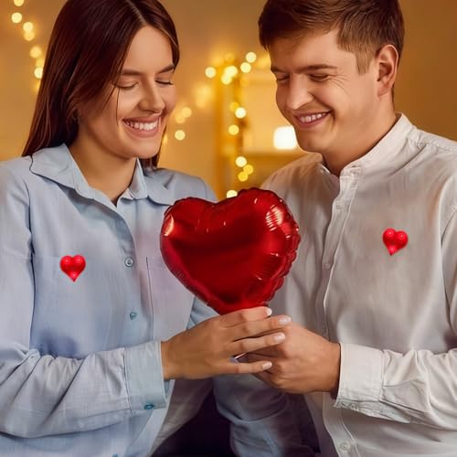 iplusmile Broches en Forme de Cœur : 20 Broches Lumineuses en Forme de Cœur à Porter Revers pour La Saint-valentin, Idéales Comme Cadeaux D'invités pour Un Mariage Ou Agrémenter – vue 2