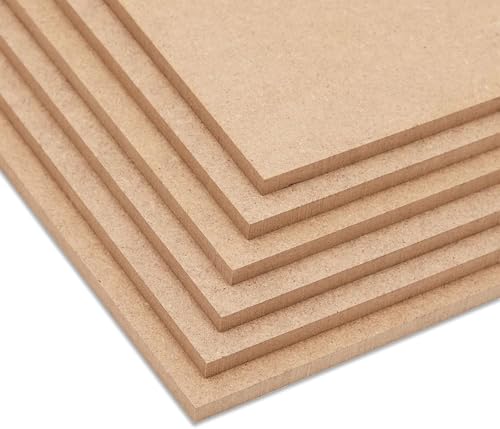 Image of 16 x 24 Inch Rectangle MDF Boards for DIY Art & Craft Projects | 17 mm Thick | Pack of 2 Unfinished MDF Sheets | Cliths