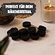Hevela® - Räucherkohle [Premiumqualität] - 10 Stück - Selbstzündende Kohletabletten für Weihrauch & Räucherwerk - Schnellzündend & Raucharm - Langanhaltende Glut - Perfekt für Meditation & Entspannung