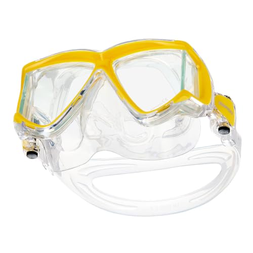 Máscara y snorkel combo Phantom Aquatics Panto-180 de cuatro lentes miniatura 3