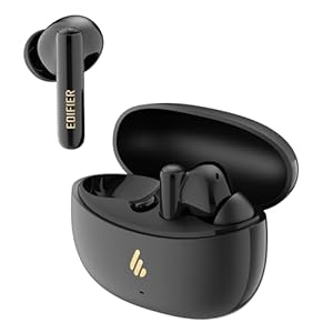 Edifier X5 Pro Active Noise Cancelling Earbuds with AI-Enhanced Calls, Fast Charge, Game Mode, App Customization, IP55 Waterproof, True Wireless Bluetooth 5.3 Technology – Black