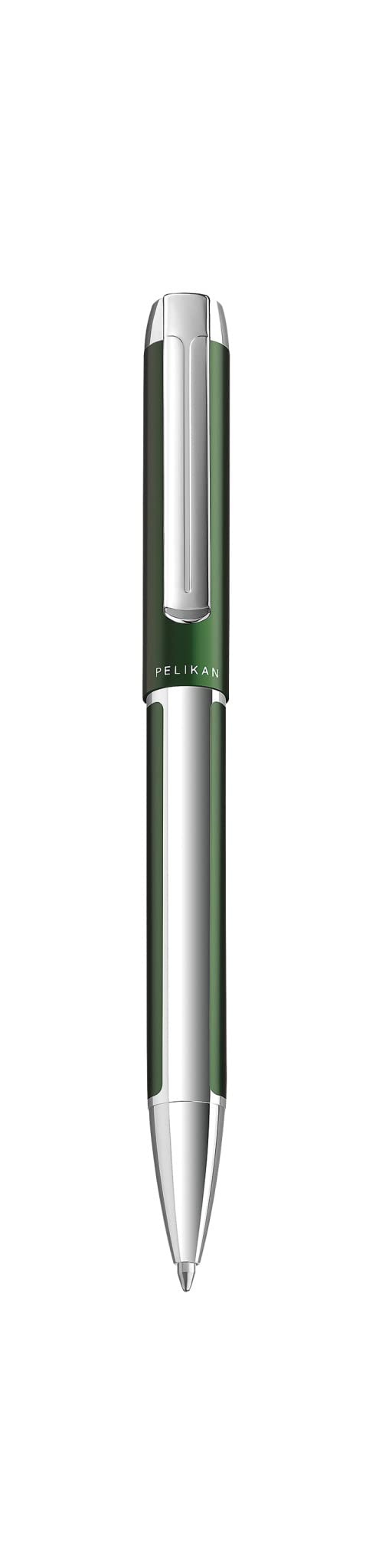 Pelikan Kugelschreiber Pura® K40 mit Gravur Geschenk - einzigartige Stifte mit Namen - Kugelschreiber personalisiert (Waldgrün)