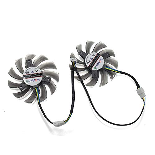 InRobert - Ventola di raffreddamento per scheda grafica VGA da 75 mm per scheda video Sapphire HD 6930 HD 7850 7870 ASUS GTX 570 760 770