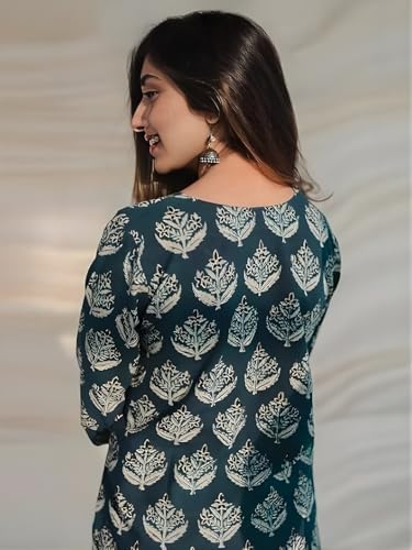 Image of Women's Short Kurti in TopsTunic Rayon Cotton Blend | Ladies Ethnic Tunic
