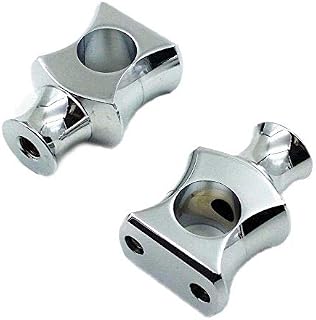 Chrome 1" 25mm Motorcycle Handlebar Riser for Springer Bobber Cafe Racer Sportster XL FL Custom CB VN Cafe VT