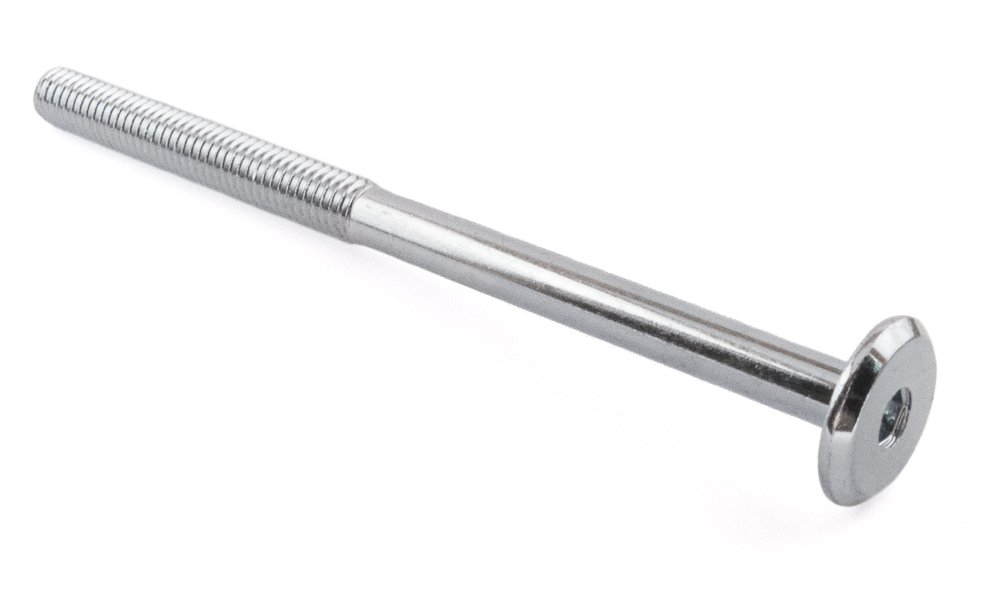 Furniture Connector Bolts, Zinc Plated, M6 x 90mm, Pack of 50