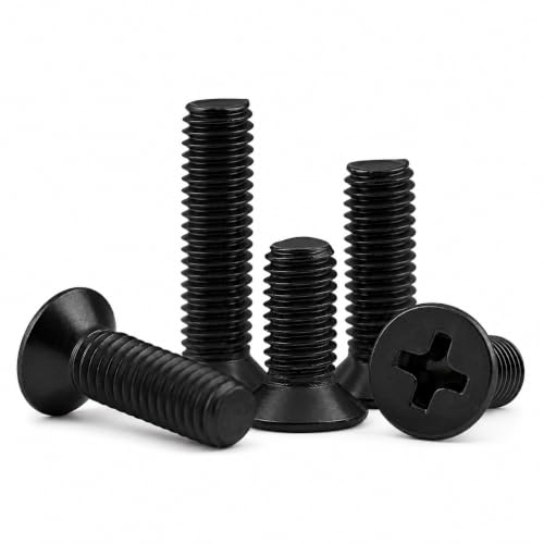 Image of By inchVP INDUSTRIES inch (Pcs-25) M6x12 mm CSK Phillips Head Screw Stainless Steel | Countersunk Head Screws,Fully Thread,Machine Thread
