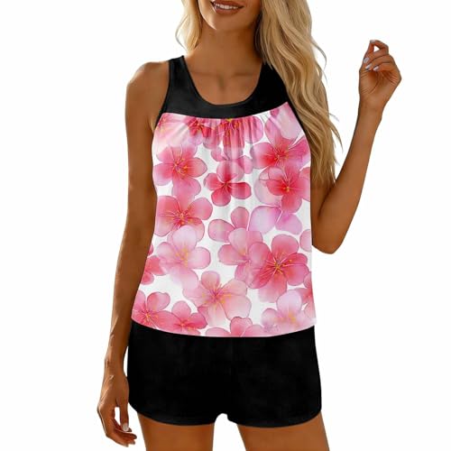 Maillot de bain femme tankini gainant pour harmoniser la silhouette à la plage