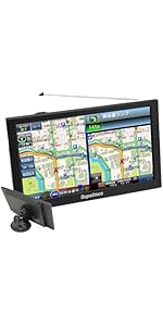 Amazon.co.jp: 【2025年最新地图】9インチ ポータブル カーナビ, 1Seg