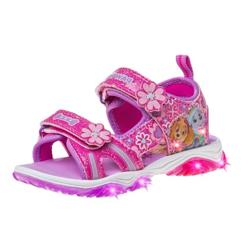 Nickelodeon Girls Paw Patrol Light Up Shoes- Summer Sandals- kids