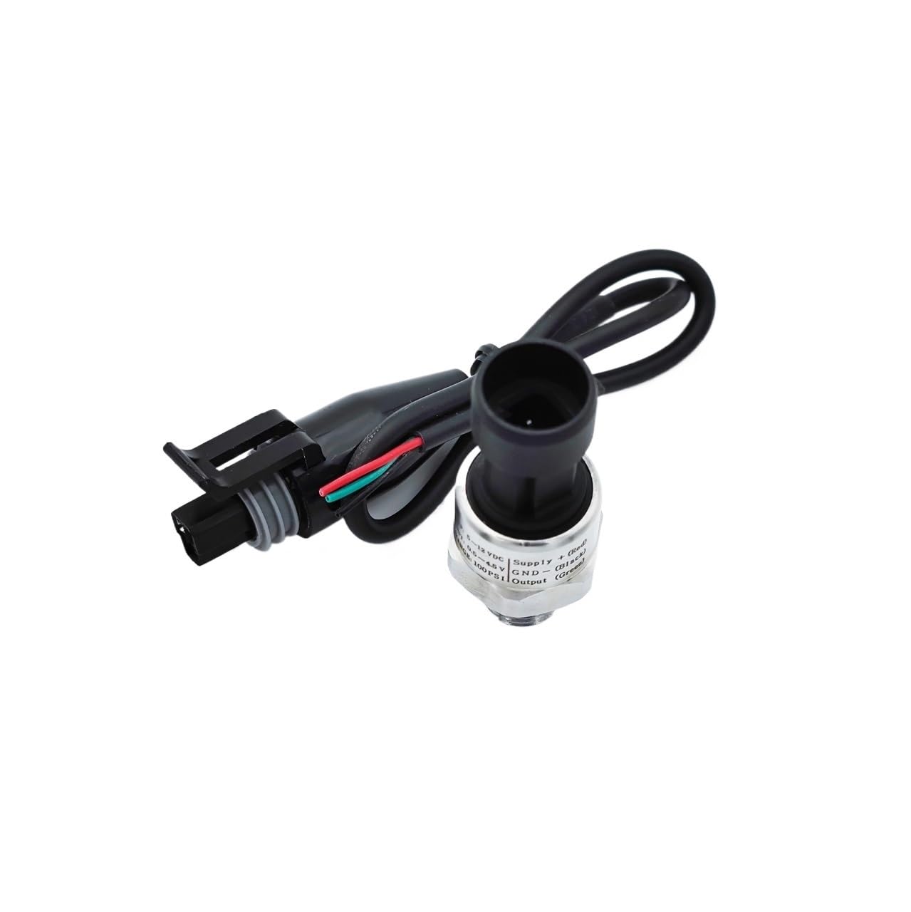 Trasduttore trasmettitore sensore di pressione per acqua, olio, gas, aria 1/4NPT 5-12V ceramica 5-300psi opzionale (uscita 0.5-4.5V-80psi)