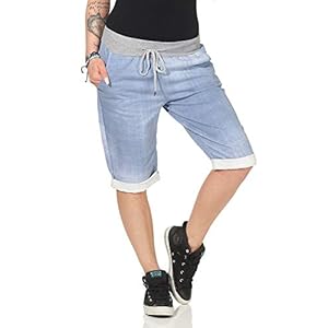 Cleostyle Korte damesbermuda, lichte luchtige broek voor de zomer, korte jogger voor vrije tijd en strand 9