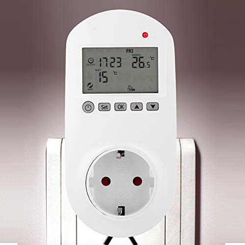 Neufday 【 】 Termostato per Riscaldamento Digitale