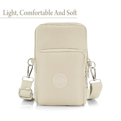 Image of JI Crossbody Phone Bag for Women Mini Wallet Bags with Adjustable Shoulder Strap Wallet Clutch Bag for Girls Zipper Phone Pouch Handbag