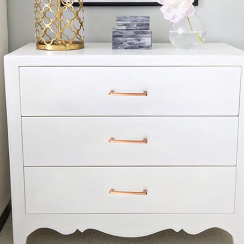 Pomos modernos para cajones oro rosa que transforman tus viejos muebles 8