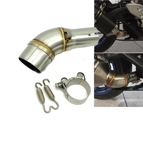 Pot d'échappement court YAMAHA YZF R3 R25 augmentant le flux d'air du tuyau intermédiaire
