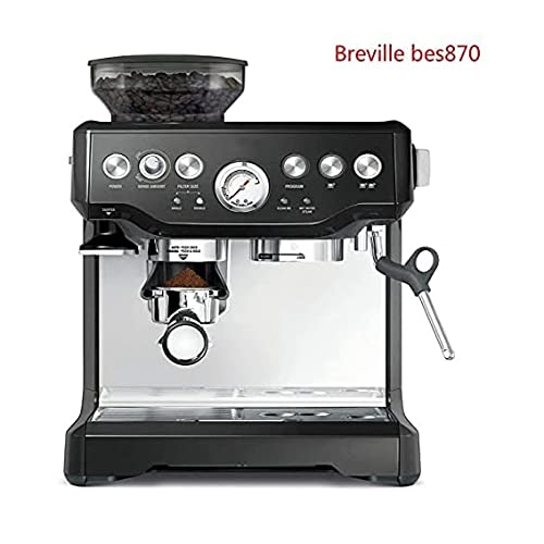 Máquina de café Comercial, cafetera Espresso moler Frijoles semiautomático 15bar Molinillo Vapor Leche Fother máquina de… - Imagen 3