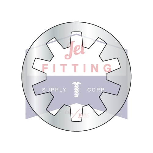 M6 Internal Tooth Lock Washers | Metric | Steel | Zinc | DIN6797 (Quantity: 6000)