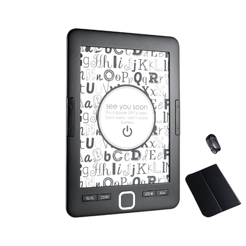 Lector de libros de tinta con tecnología de luz frontal, soporta múltiples formatos, ligero para leer, lector de luz frontal, lector electrónico de viaje, dispositivo de desplazamiento, lectura