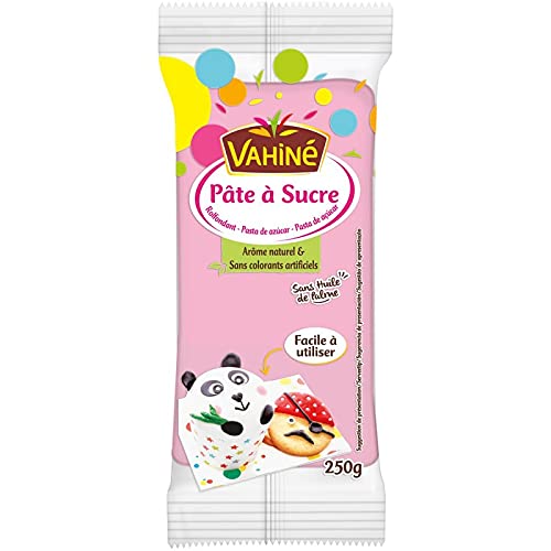Vahine - Pasta de azúcar (2 unidades, 250 g), color rosa y azul