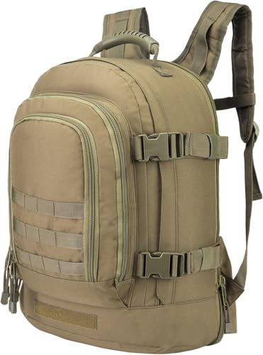 Large Tactical Expandable Backpack 39L-64L Military Bug Out Bag With Waist Strap