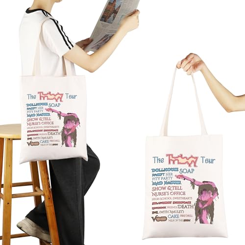 Bolso tipo tote American Singer inspirado en conciertos y álbumes de cantantes, regalo personalizado con memoria física miniatura 5