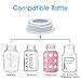 Maymom Bottle Thread Changer for Lansinoh Pump to use Standard Bottle (Compatible with Medela Bottle) 4pcs