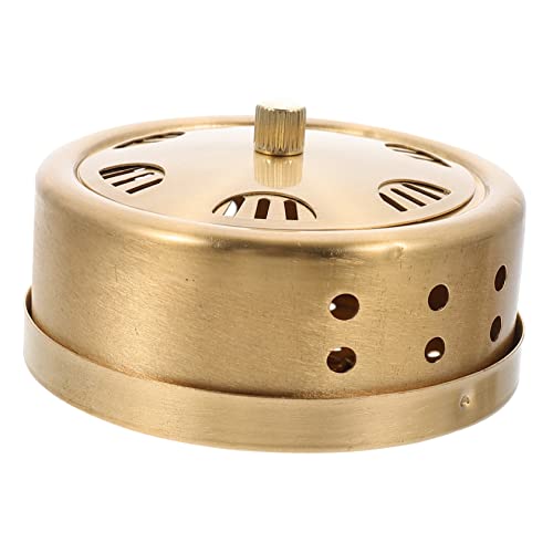 BESTYASH Moxibustion Tank Copper Portable Burner Smokeless Moxibustion Box for Therapy Massager Tool Convenient Moxa Burning Tool for Relief and