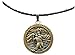 Produktbild JEAN'S FRIEND Vintage Bronze Plated Saint Christopher Charm Leather Necklace Ketten US Stock
