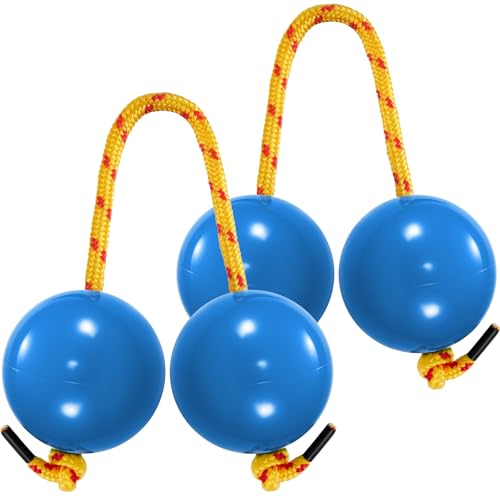 Meooeck 2 Pcs Aslatua Authentic Rhythm African Shaker Kashaka Musical Single Hand Percussion Instruments Kashaka Instrument for Kid Adults Beginners Lovers (Blue)