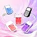 Cat Silicone Case for Touchland Hand Sanitizer Spray with Keychain, Compatible with Power Mist & Glow Mist 1 FL Oz/30ML for Touchland Case, with Charms Accessory Cute Travel Cover Sleeve Purple
