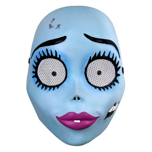 Rubies Adult Corpse Bride Costume Half-Mask, As Shown, One Size