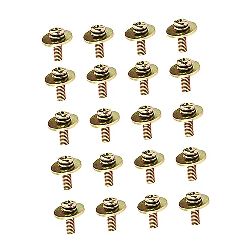 Yardwe Snare Drum Lug Claw Hooks 20pcs Metal Drum Mounting Screws Snare Accessory Kit