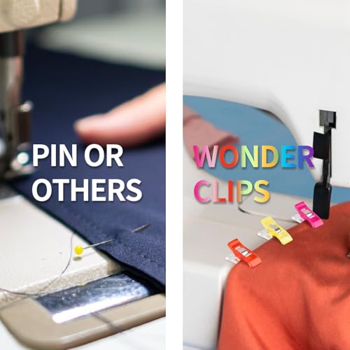 Image of Multipurpose Sewing Clips with Tin Box Package, Assorted Colors, Pack of 100