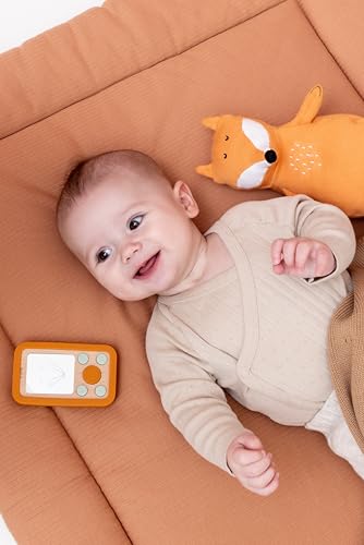 Trixie Wooden Silicone Baby Phone - Mr. Fox, Orange - Image 3