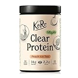 KoRo - Vegan Clear Protein Peach Ice Tea 300 g - Pflanzliche Proteinquelle...