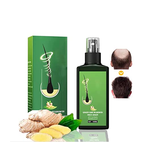 Growth plus Nutritivo de jengibre Spray de 100 ml, crecimiento orgánico más nutritivo de jengibre Spray para el crecimiento del crecimiento natural rápido del cabello (1 piezas) Cover