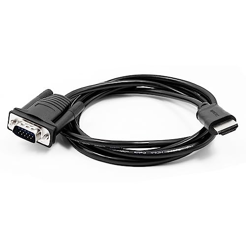 Câble HDMI vers VGA 1.8m pour double écran PC portable et vidéoprojecteur réunion