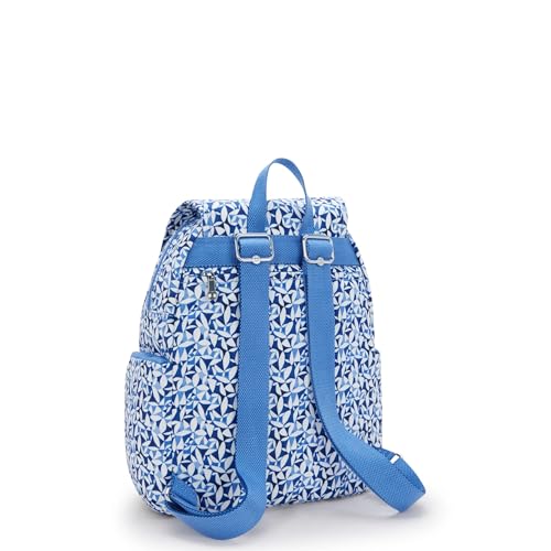 Kipling City Zip Small Printed Backpack Crazy Leaves2