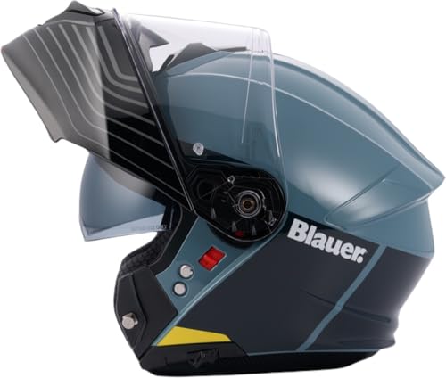 MAGIC MOTOR Casco Blauer HT modular Noah Flip Up azul-negro brillante, talla L