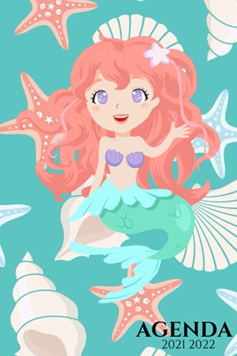 Agenda Escolar 2021-2022 Sirena: Planificador escolar día por página Sirena-calendario |...